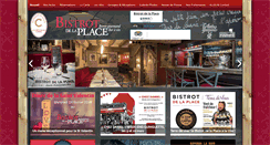 Desktop Screenshot of bistrotdelaplace-saumur.com